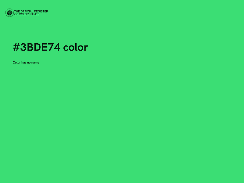 #3BDE74 color image