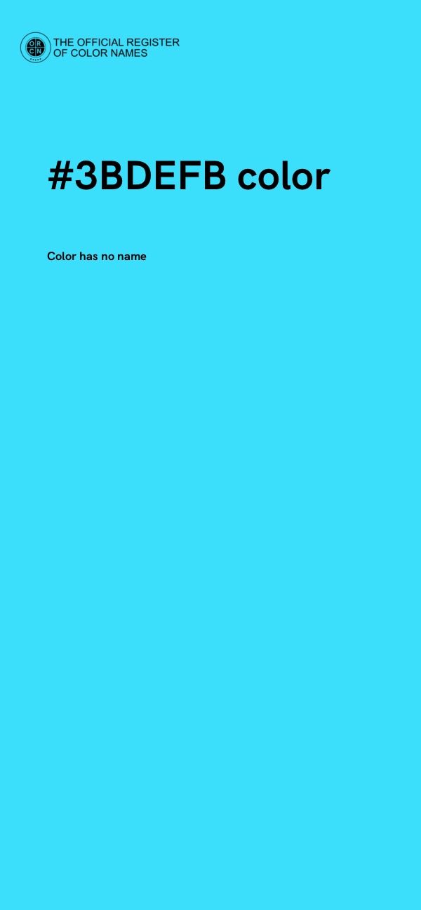 #3BDEFB color image
