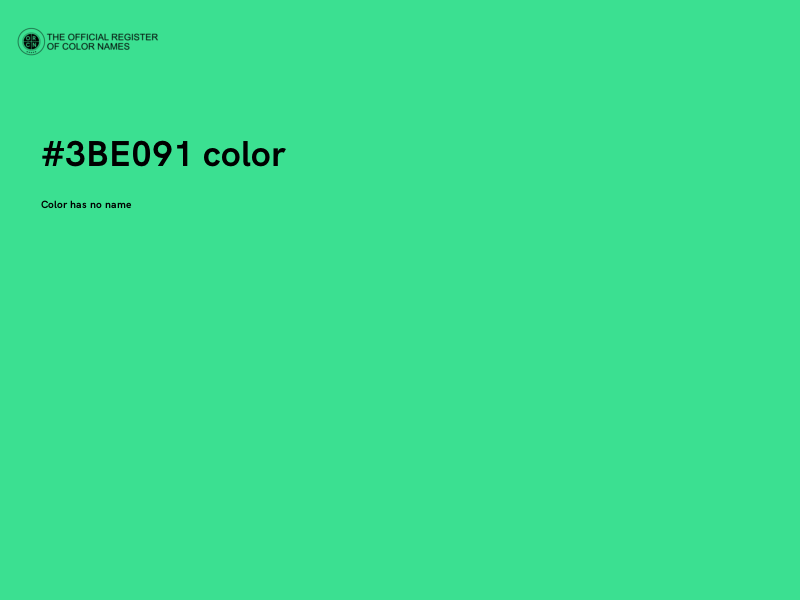 #3BE091 color image