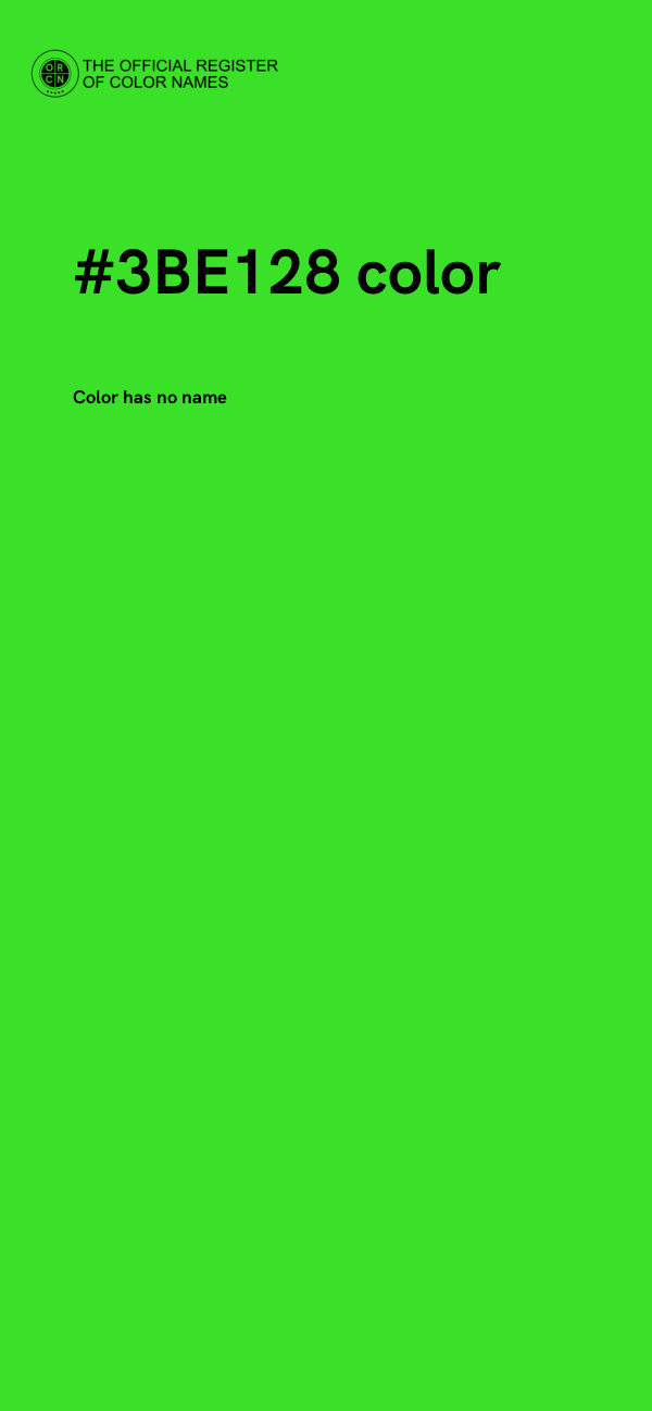 #3BE128 color image