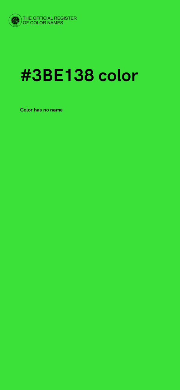 #3BE138 color image