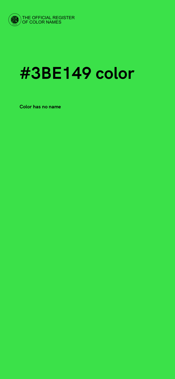 #3BE149 color image
