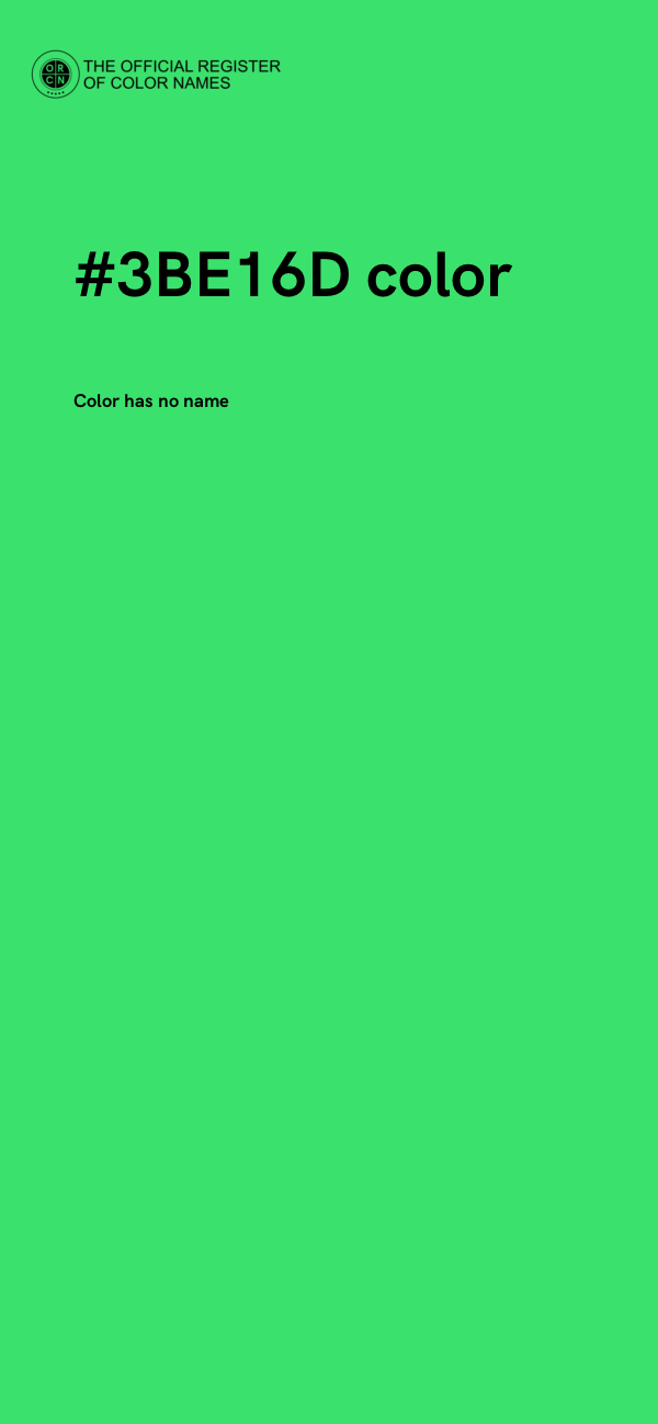 #3BE16D color image
