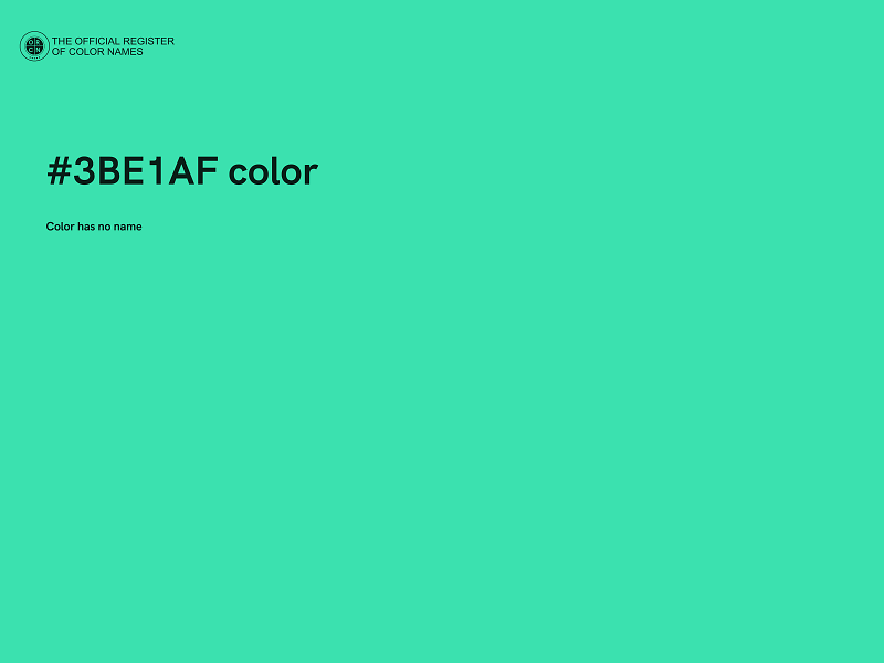 #3BE1AF color image