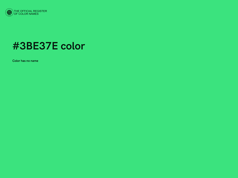 #3BE37E color image