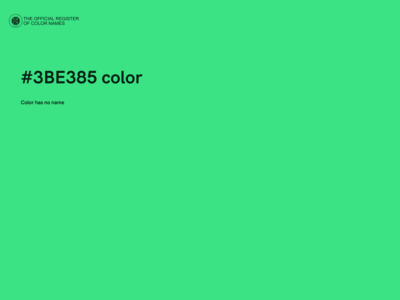 #3BE385 color image