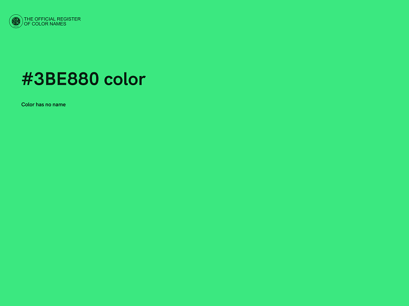 #3BE880 color image