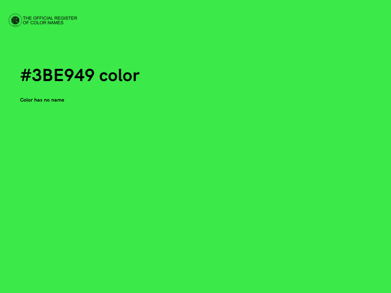 #3BE949 color image