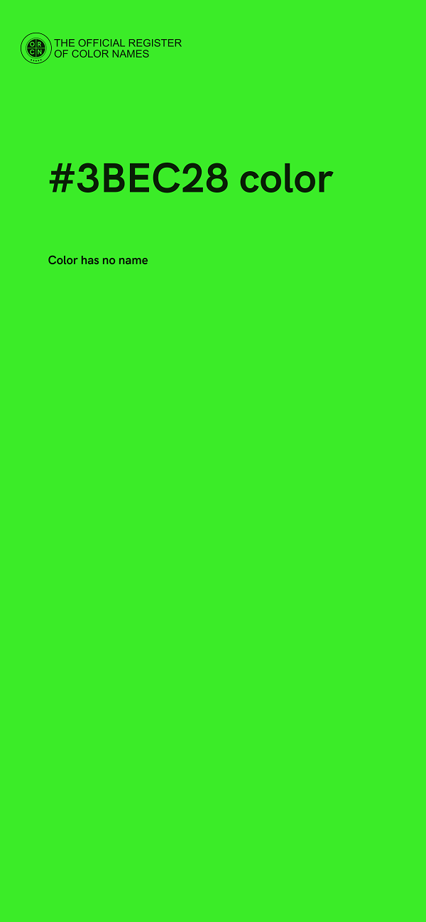 #3BEC28 color image