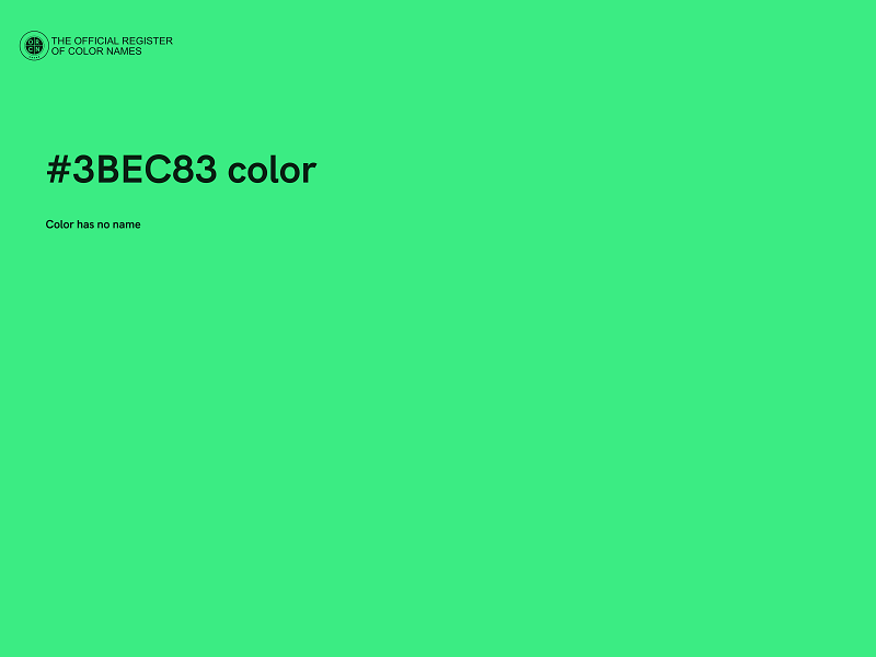 #3BEC83 color image