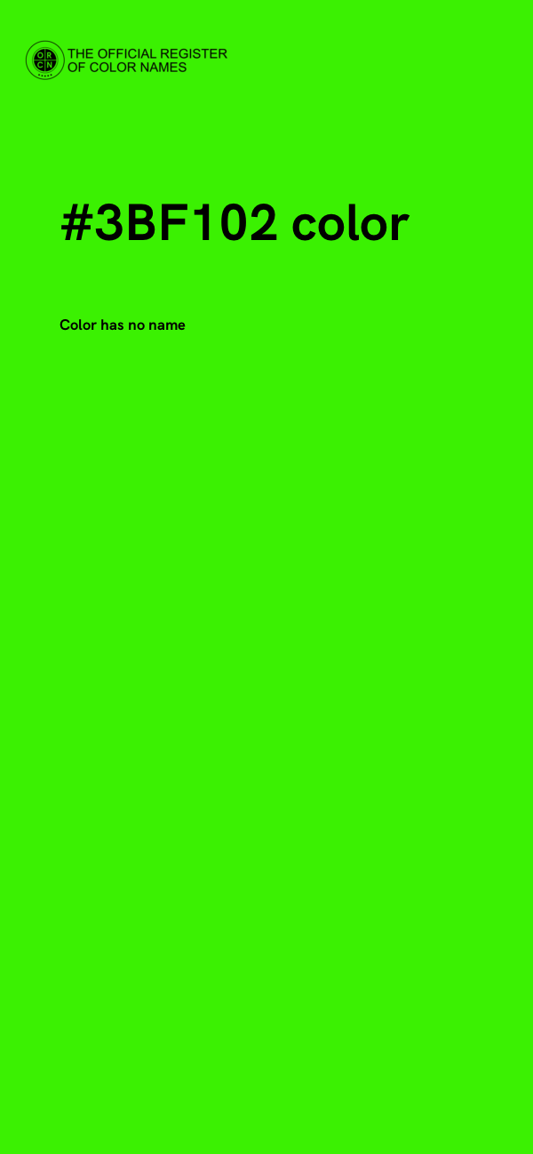 #3BF102 color image