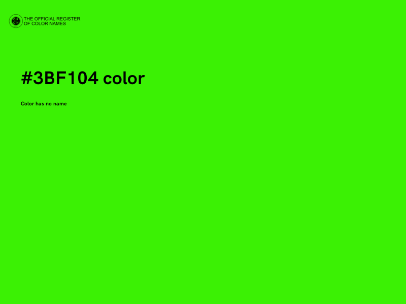 #3BF104 color image