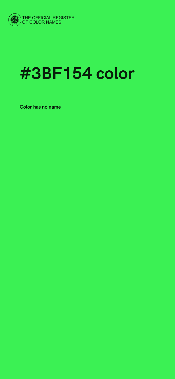 #3BF154 color image