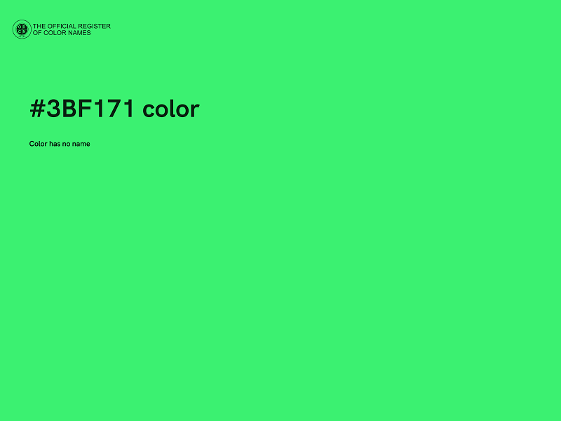 #3BF171 color image