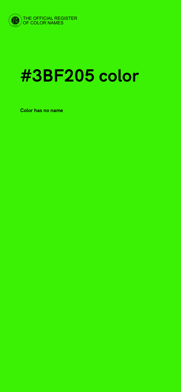 #3BF205 color image