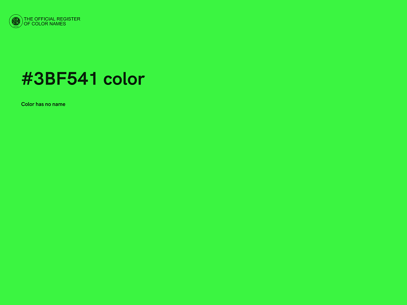 #3BF541 color image