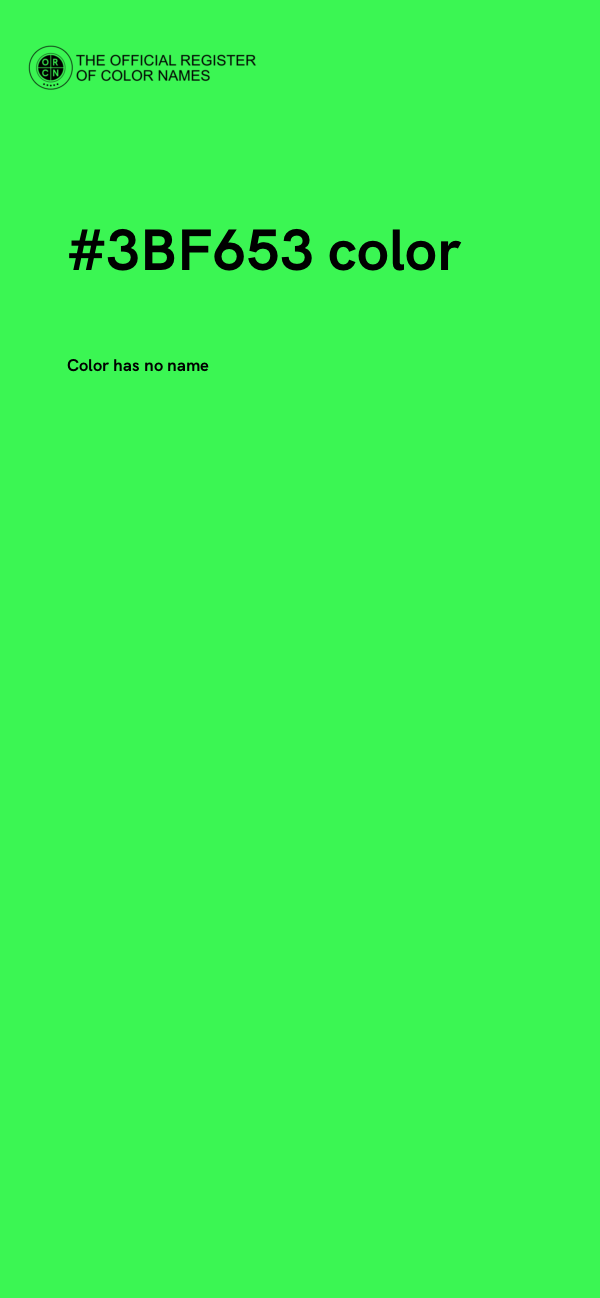 #3BF653 color image