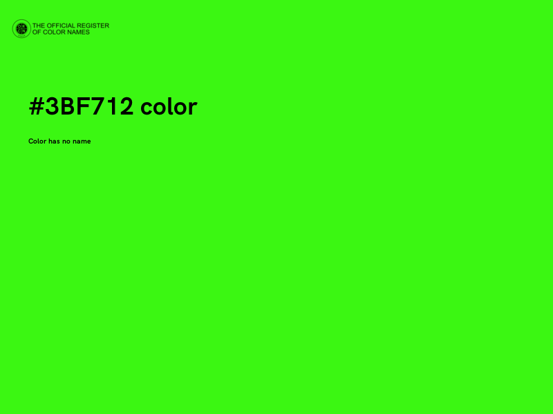 #3BF712 color image