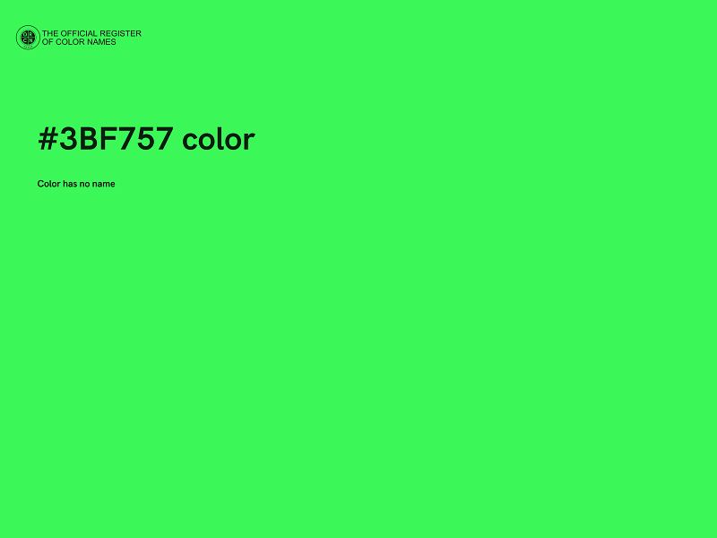 #3BF757 color image