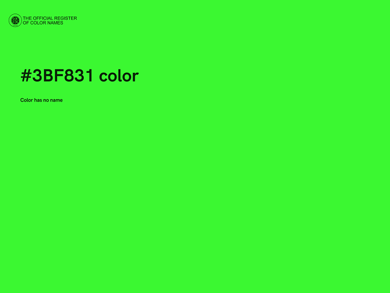 #3BF831 color image