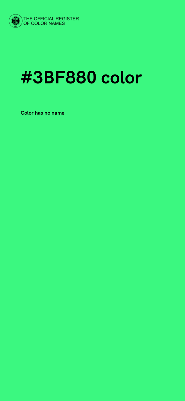#3BF880 color image