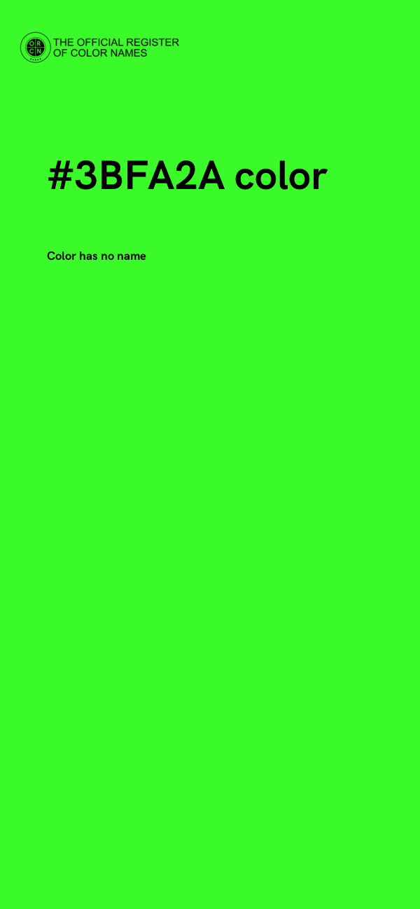 #3BFA2A color image