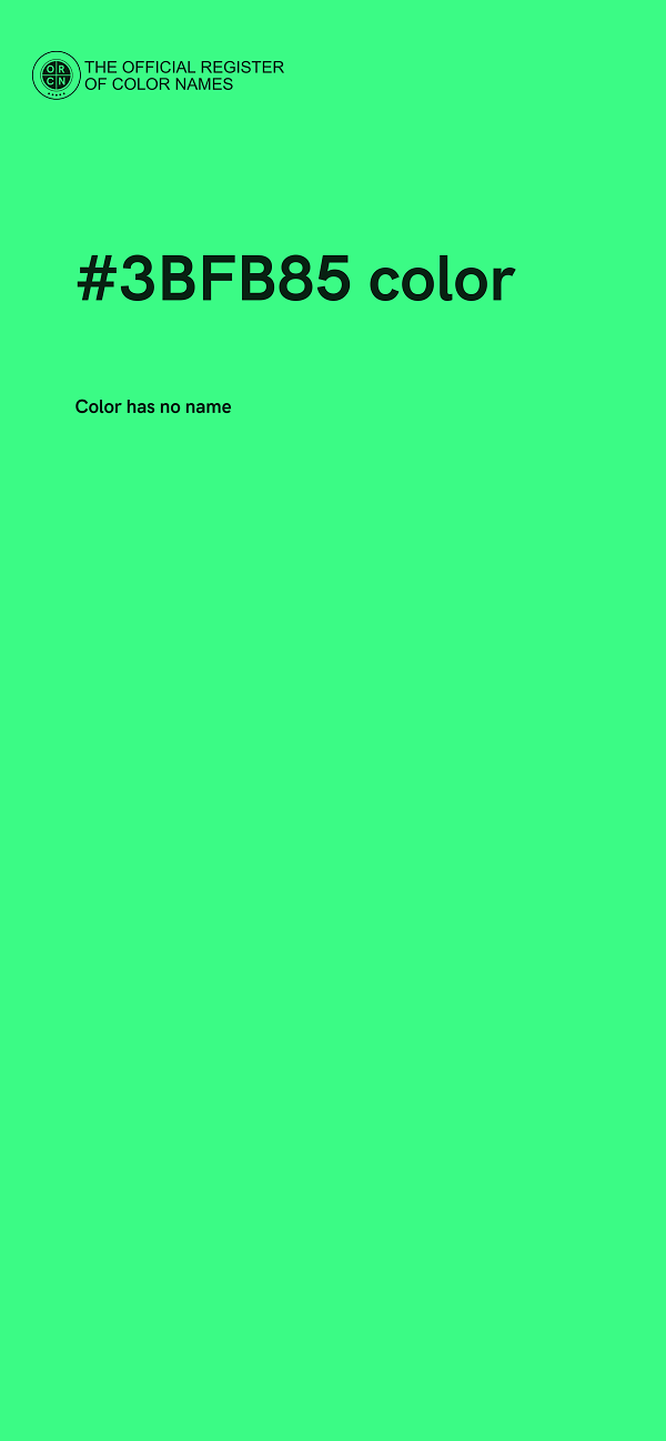 #3BFB85 color image