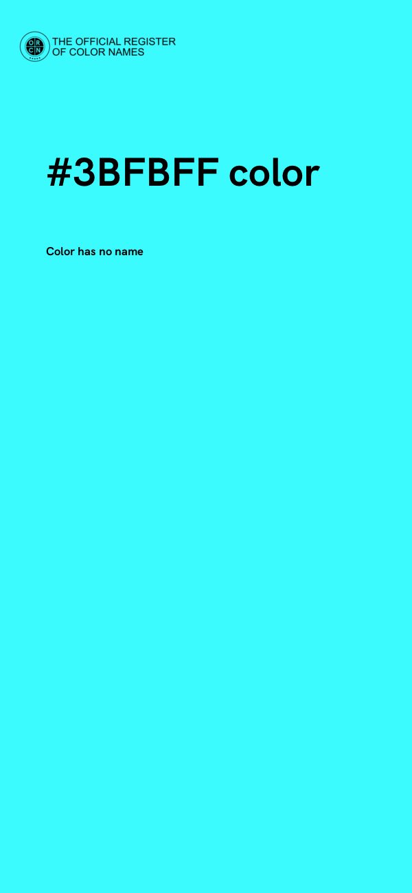 #3BFBFF color image