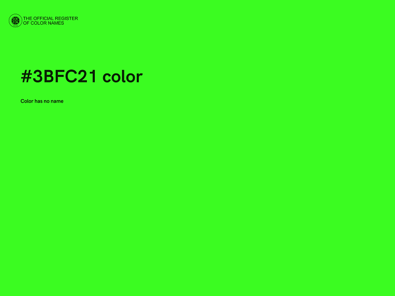 #3BFC21 color image