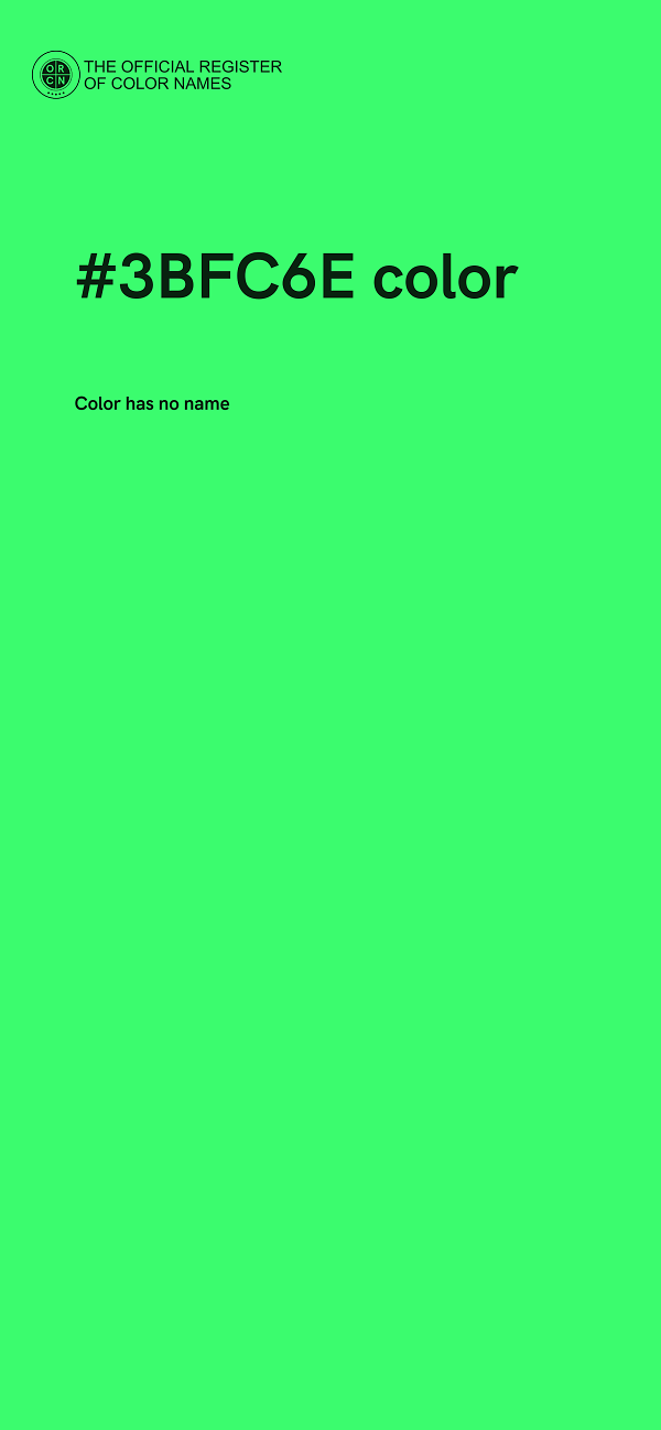 #3BFC6E color image
