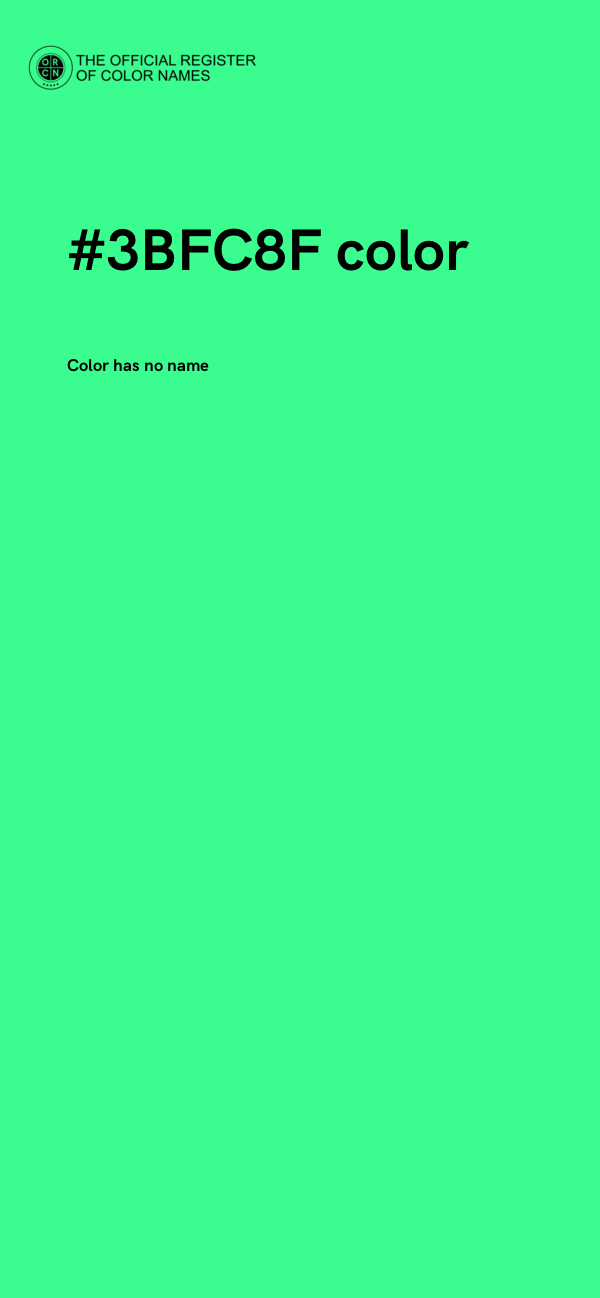 #3BFC8F color image