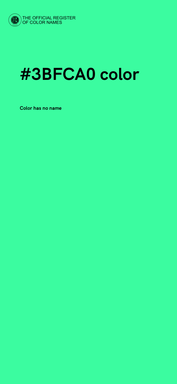 #3BFCA0 color image