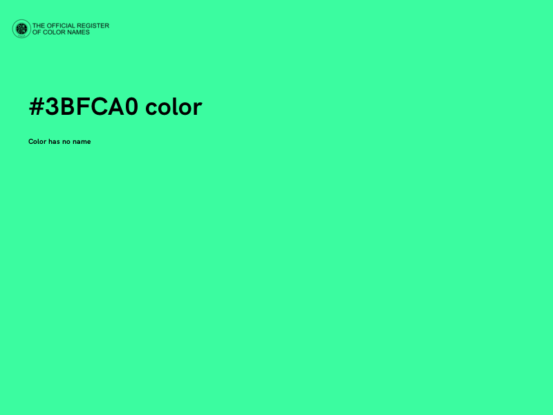 #3BFCA0 color image
