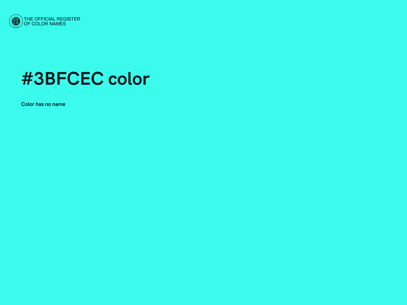 #3BFCEC color image