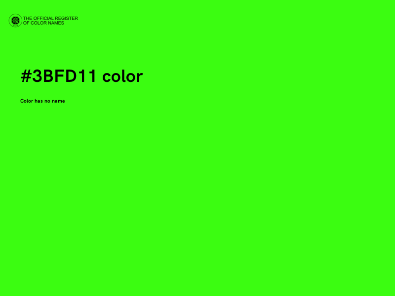 #3BFD11 color image