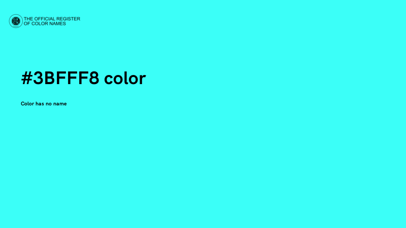 #3BFFF8 color image