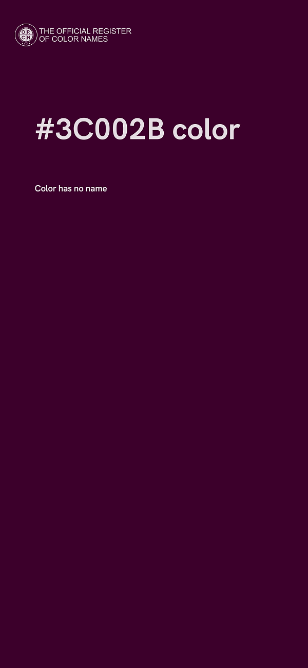 #3C002B color image