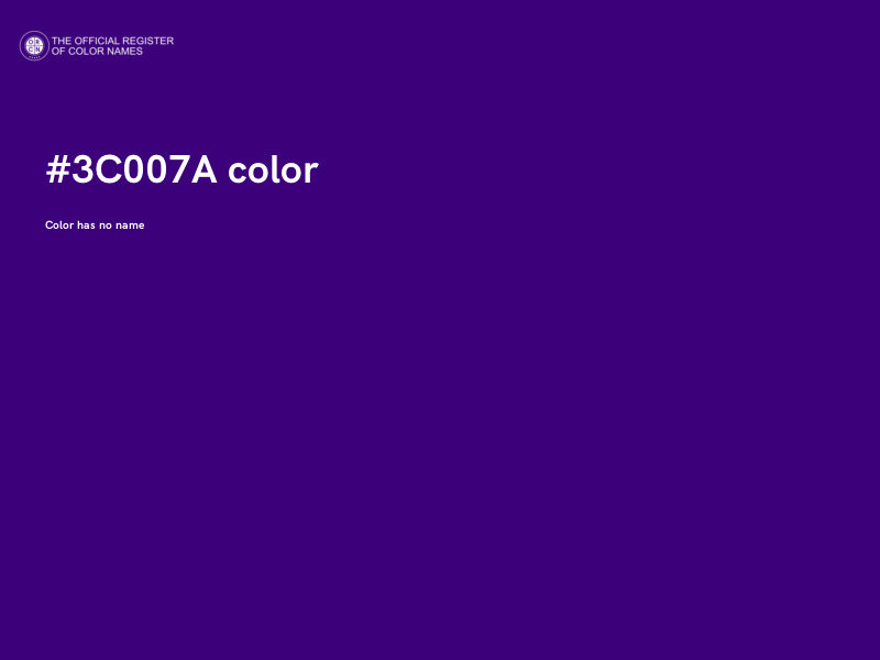 #3C007A color image