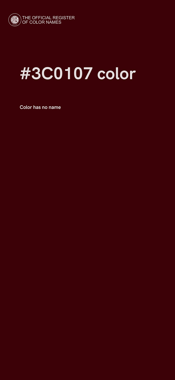 #3C0107 color image