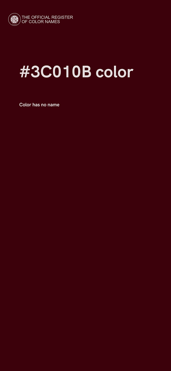 #3C010B color image