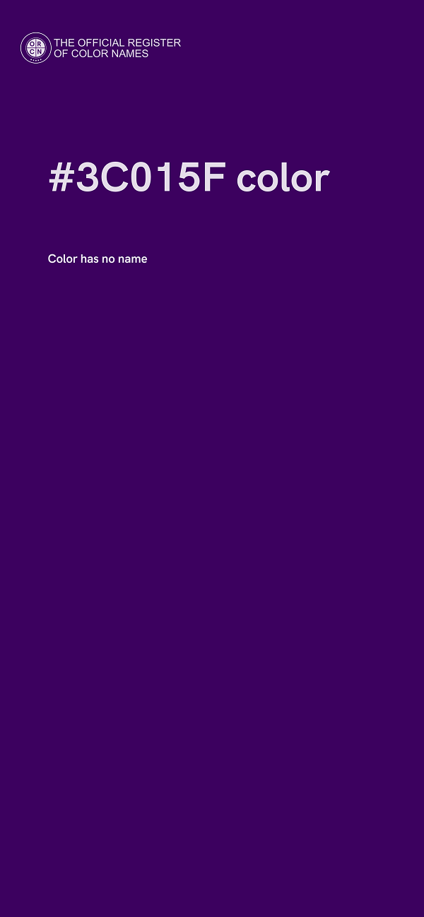 #3C015F color image