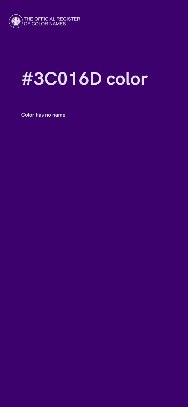 #3C016D color image