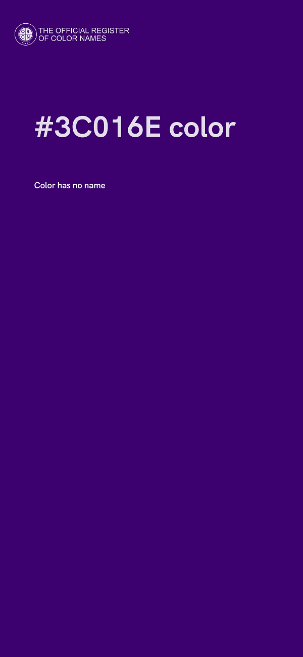 #3C016E color image