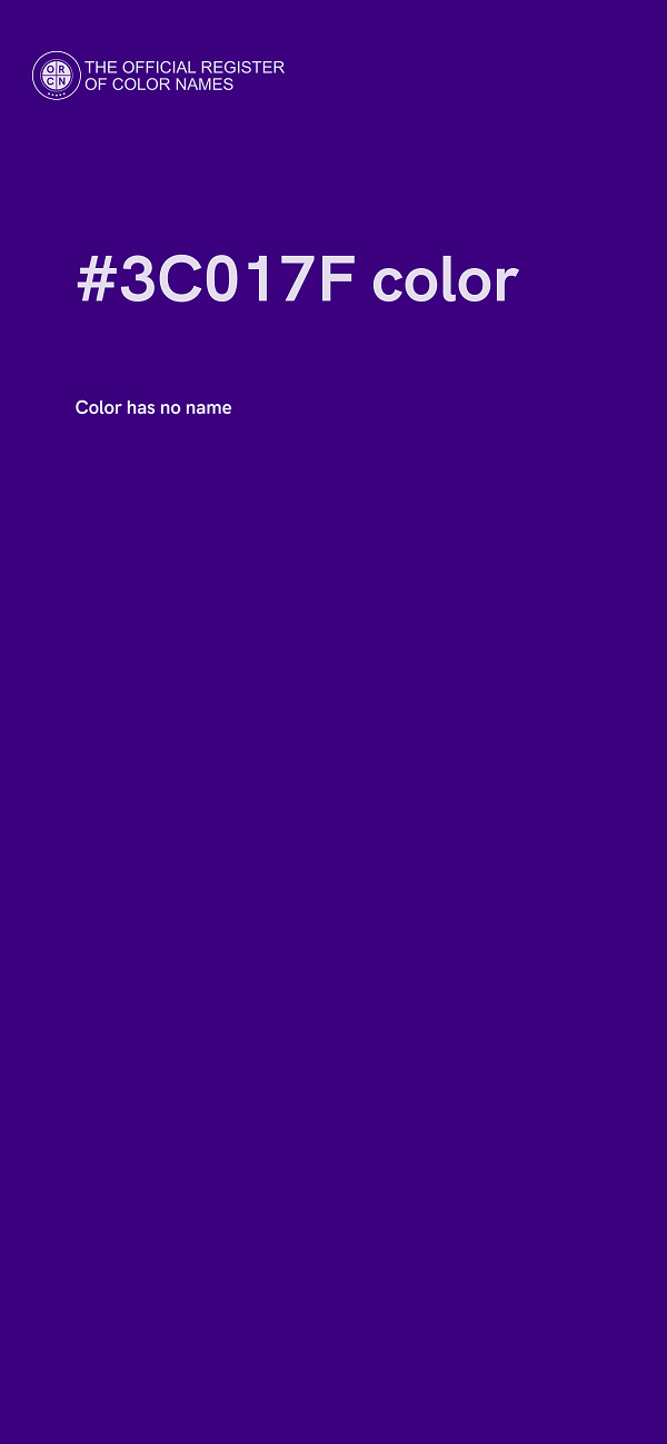 #3C017F color image