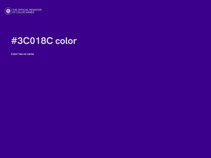 #3C018C color image