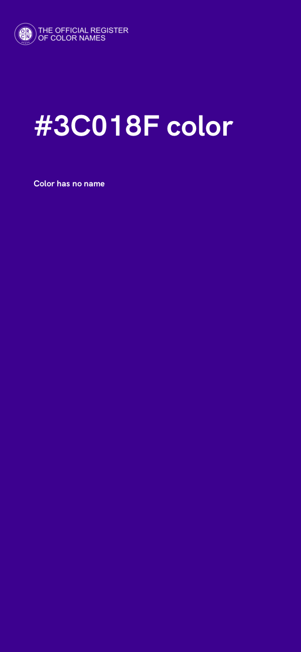 #3C018F color image