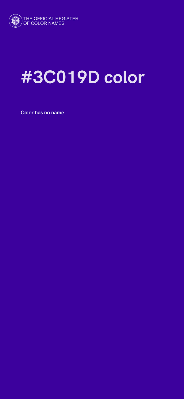 #3C019D color image