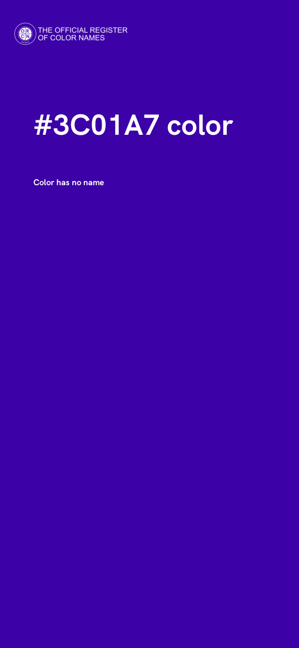 #3C01A7 color image