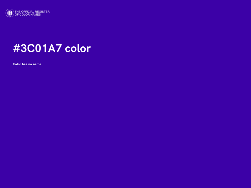 #3C01A7 color image