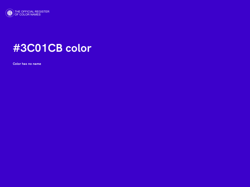 #3C01CB color image